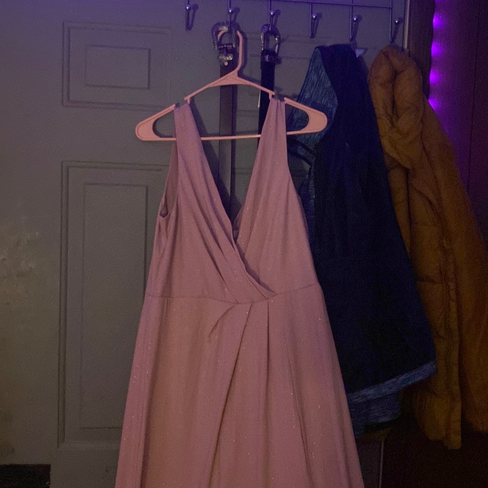 Pink Sparkly Prom Dress - Picture 1 of 3